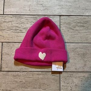 Pink Heart Beanie